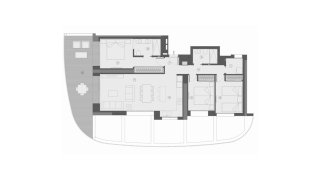 Apartment floor plan, 3 bedrooms in TM Tower No. 12